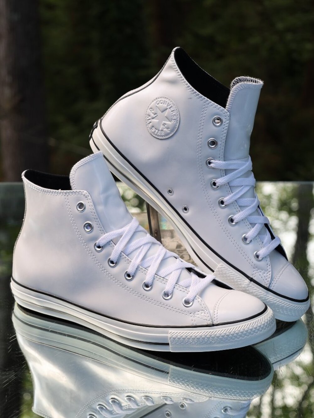 Converse Chuck Taylor All Star Hi White Patent Leather